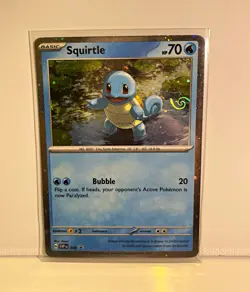 Squirtle 048 SV Scarlet & Violet Promo Cards Promo Cosmos HD Swirl - Image 1