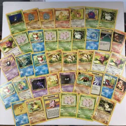 English 100+ Card Lot of Base Set Jungle Fossil Rocket 1999-2000 Pokemon HP-LP - Image 1