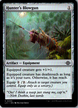Hunter's Blowgun LCI 2023 Common MTG Magic the Gathering Single - Image 1