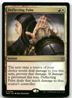 Deflecting Palm #205 (NM) Murders Karlov Manor MKC Magic MTG - Image 1
