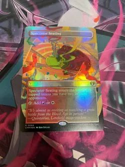 MTG - SPECTATOR SEATING - RARE - FOIL - BORDERLESS - NM - CMM - Image 1