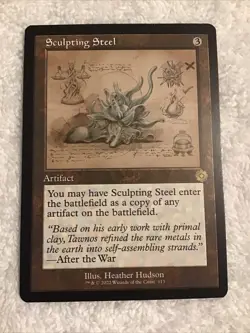Mtg - Sculpting Steel - Schematic - Brothers War R 113 - Image 1