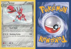 SCIZOR 94/149 HOLO RARE BOUNDARIES CROSSED POKEMON LIGHTLY PLAYED - Image 3
