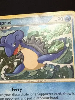 Pokemon Card Lapras HGSS14 HeartGold SoulSilver Black Star Promo Played - Image 3