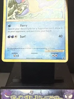 Pokemon Card Lapras HGSS14 HeartGold SoulSilver Black Star Promo Played - Image 4
