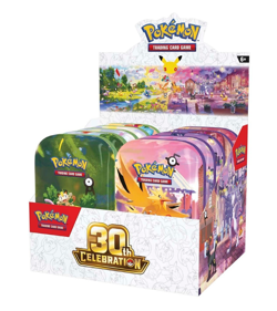 PRESALE Pokemon 30th Anniversary Mini Tin Display Factory Sealed (10 Mini Tins) - Image 3