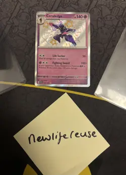 Pokemon Ceruledge 162/091 Near Mint Shiny Rare Paldean Fates - Image 1