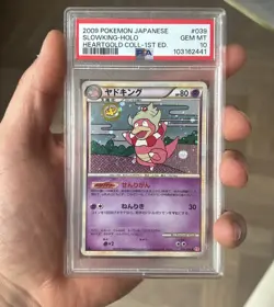 Pokemon Slowking 039/070 1st Edition Heartgold Collection PSA 10 - SWIRL - Image 1