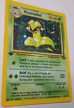 Pokemon TCG Victreebel Jungle 14/64 Holo Unlimited Holo Rare - Image 2