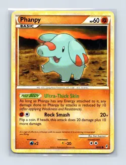 Phanpy 66/95 Common Call of Legends Pokemon Lightly Played - Image 1