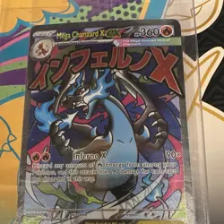 Pokemon Mega Charizard X EX 360 HP Holo Promo Me: Mega Evolution 023 - Image 1