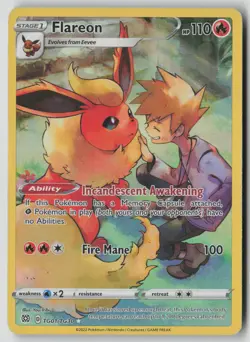 Flareon TG01/TG30 Holo Brilliant Stars Trainer Gallery Pokemon MP - Image 1
