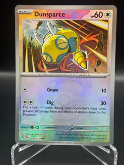 Dunsparce (Master Ball Pattern) 079/131 Prismatic Evolutions Pokemon Holo LP - Image 1
