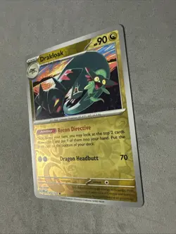 Pokemon TCG * SV Prismatic Evolutions * 72/131 Drakloak C REVERSE HOLO* FRESH PK - Image 2