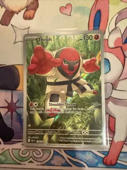 Pokemon TCG Throh 128/086 Sv: Black Bolt Holo Illustration Rare MINT/Near Mint - Image 2