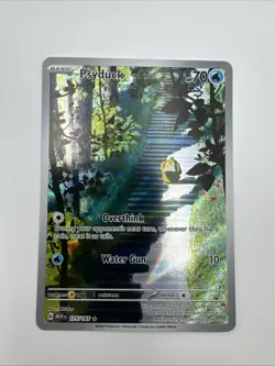 2023 Pokemon PSYDUCK #175/165 SV 151 Illustration Rare Full Art Holo English - Image 1