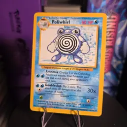Poliwhirl Uncommon Normal Base Set 038/102 NM Pokemon TCG - Image 1