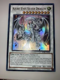 Yugioh Azure-Eyes Silver Dragon SDBE-EN040 Ultra Rare - Image 2