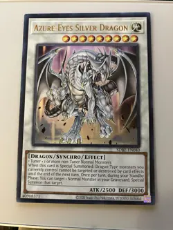 Yugioh Azure-Eyes Silver Dragon SDBE-EN040 Ultra Rare - Image 3