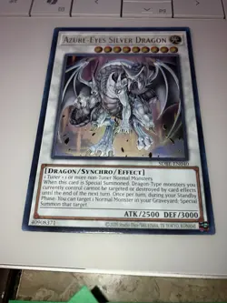 Yugioh Azure-Eyes Silver Dragon SDBE-EN040 Ultra Rare - Image 4