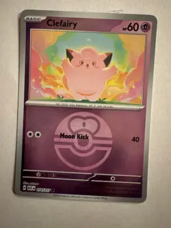 Clefairy (Love Ball) 074/217 Common Ascended Heroes Pokemon Reverse Holo NM - Image 1