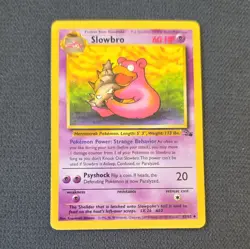Pokemon TCG Fossil English Unlimited card lot x2 Slowpoke 55/62 Slowbro 43/62 - Image 2