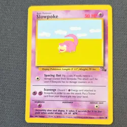 Pokemon TCG Fossil English Unlimited card lot x2 Slowpoke 55/62 Slowbro 43/62 - Image 4