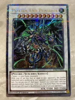 Yugioh - Psychic End Punisher - Quarter Century Secret Rare - RA02-EN032 - Image 1