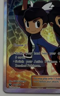Pokemon TCG Tate & Liza 166/168 SM Celestial Storm Ultra Rare Full Art Holo ENG - Image 4
