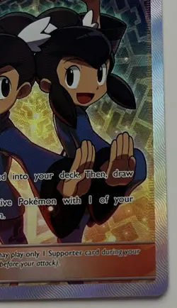 Pokemon TCG Tate & Liza 166/168 SM Celestial Storm Ultra Rare Full Art Holo ENG - Image 5
