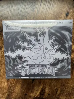 Pokemon Mega Evolution Pitch Black Elite Trainer Box Factory Sealed New - Image 1