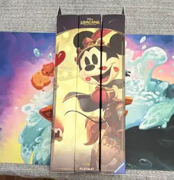 Ravensburger Disney Lorcana TCG Minnie Mouse Foil Standard Playmat 24x13.5 - Image 1