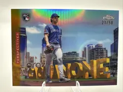 2026 Topps Chrome Baseball Jac Caglianone Perspective Gold 21/50 #P-1 - Image 1