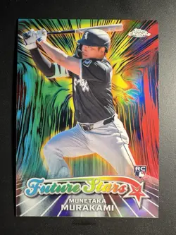 2026 Topps Chrome - Future Stars #FS-1 Munetaka Murakami RC Refractor White Sox - Image 1