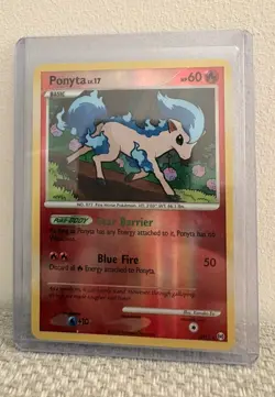 Pokemon Ponyta (Shiny) SH11 Arceus Reverse Holo Shiny Holo Rare Card 2009 LP TCG - Image 1