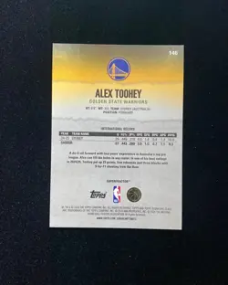 2025-26 Topps Signature Class Superfractor #146 Alex Toohey RC Rookie 1/1 WU89 - Image 2