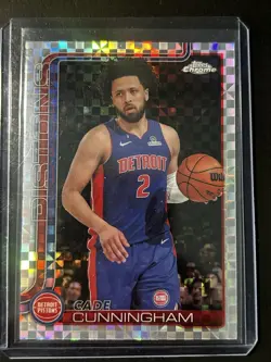 Cade Cunningham 2025-26 NBA Topps Chrome X-Fractor #88 Pistons - Image 1