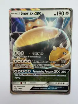 Snorlax GX SM05 - Sun & Moon 2016 Black Star Promo - Pokemon TCG - LP - Image 1