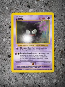 Pokemon TCG Cards SHADOWLESS Base Set Gastly 50/102 NM - Image 3