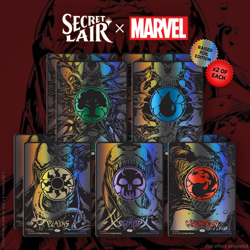 MTG Secret Lair x Marvel's SpiderMan: Mana Symbiote Raised Foil Edition PREORDER - Image 1