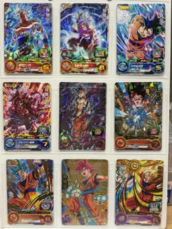 Dragon Ball Heroes Goku 9 Card Lot UM10-SEC Promo x8 Japan UI SSJ4 SSB SSG Goku - Image 1