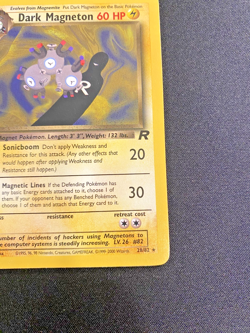Dark Magneton 28/82 1st Edition Team Rocket Regular Rare LP - Pokemon Card - Image 4