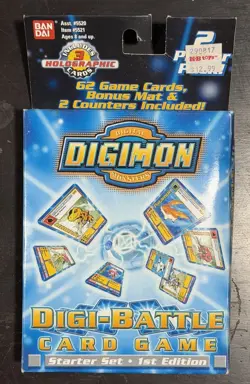 DIGIMON Digi-Battle Card Game; Starter Set; 1st EDITION; Complete - Image 1