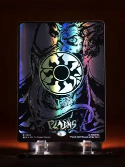 SECRET LAIR X MARVEL'S SPIDER MAN MANA SYMBIOTE RAISED FOIL EDITION - Image 4