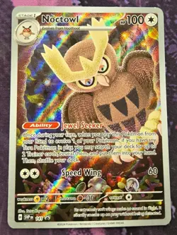 Pokemon: Scarlet & Violet Promo Cards: Holofoil Noctowl (141): LP Condition - Image 1