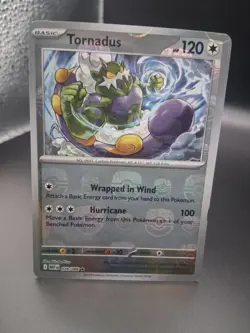Tornadus Master Ball Pattern 078/086 White Flare Holo Pokemon Card Near Mint LP - Image 1