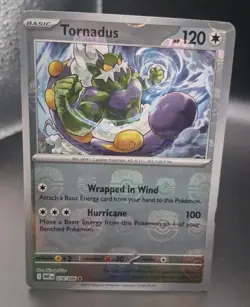 Tornadus Master Ball Pattern 078/086 White Flare Holo Pokemon Card Near Mint LP - Image 2