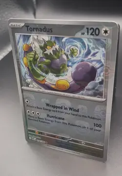 Tornadus Master Ball Pattern 078/086 White Flare Holo Pokemon Card Near Mint LP - Image 3