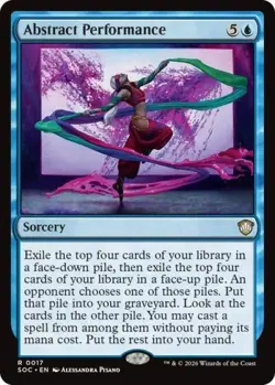 Abstract Performance - Near Mint MTG Commander: Secrets of Strixhaven - Image 1