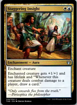 Magic the Gathering Staggering Insight Theros Beyond Death MTG Free Shipping! - Image 1